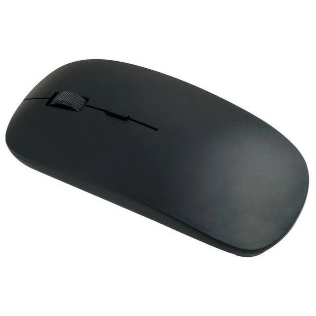 Беспроводная оптическая мышка UKC G132 slim 2.4 GHz Black (3_2368) - изображение 3