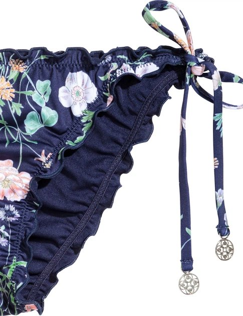 Нижня частина купальника жіноча H&M 1881535 42 Синя у квіти (AB5000000140817) - Фото 3 Нижня частина купальника жіноча H&M 1881535 42 Синя у квіти (AB5000000140817) - зображення 3