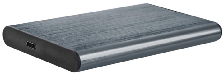 Зовнішня кишеня Gembird для 2.5" SATA USB Type-C 3.1 Grey (EE2-U3S-6-GR ...