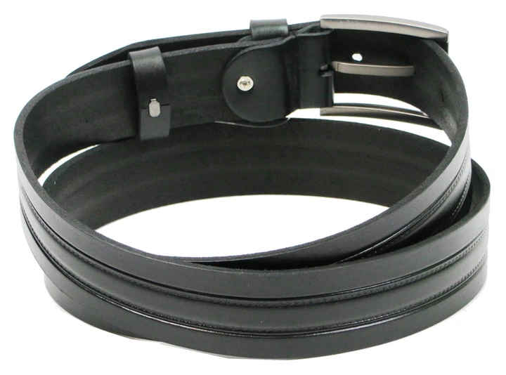 Чоловічий шкіряний ремінь Skipper 126-146х3,8 см (acs0017430) - Фото 3 Чоловічий шкіряний ремінь Skipper 126-146х3,8 см (acs0017430) - зображення 3