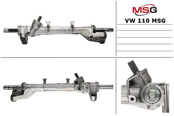 Рульова рейка без ГУР нова VW TRANSPORTER 90-03, VW110 - зображення 1