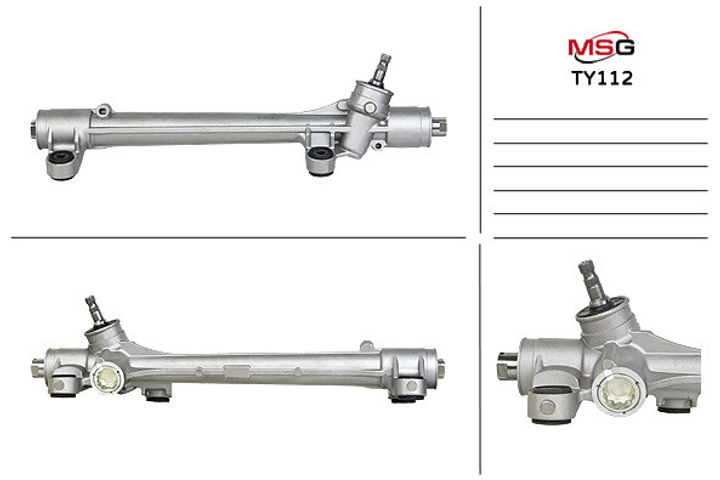 Рульова рейка без ГУР нова TOYOTA AVENSIS (T25_) 03-08,AVENSIS седан (T25) 03-08,AVENSIS універсал, TY112 - зображення 1