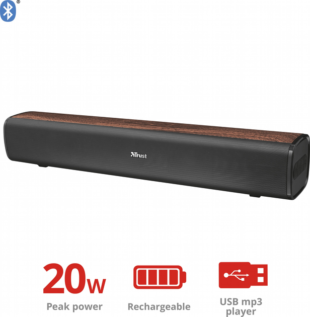 Trust vigor sale soundbar