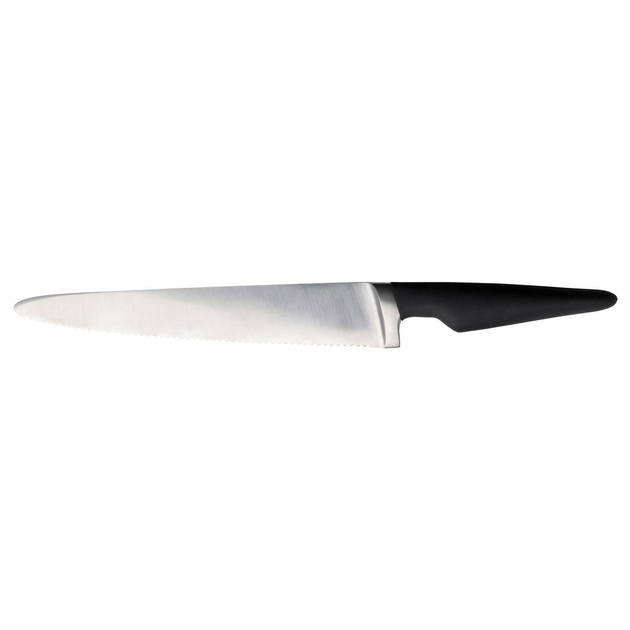 Кухонний ніж для хліба IKEA VÖRDA 23 см Чорний (102.892.32) - зображення 1