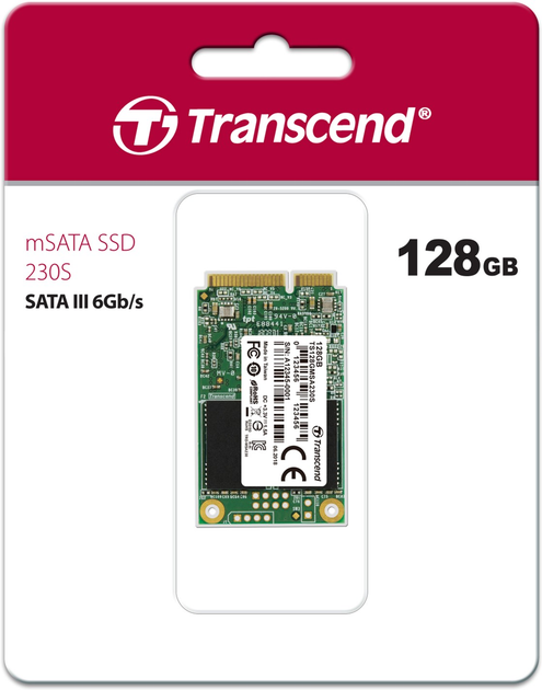 SSD диск Transcend 230S 128GB mSATA 3D NAND TLC (TS128GMSA230S) - изображение 2