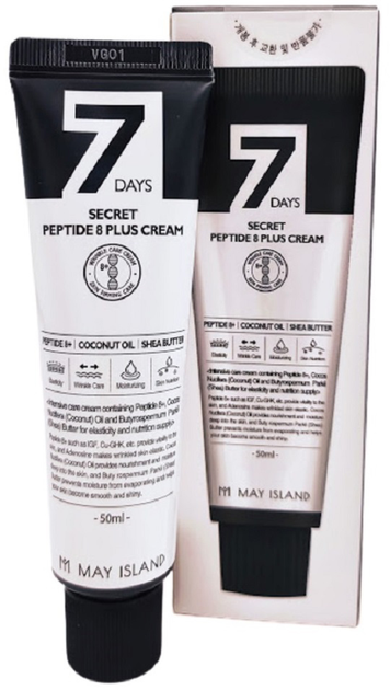 Крем для лица с пептидами May Island 7 Days Secret Peptide 8 Plus Cream ...