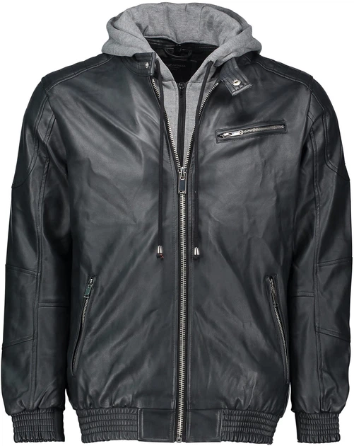 Куртка из искусственной кожи Piazza Italia 188663 XL Black