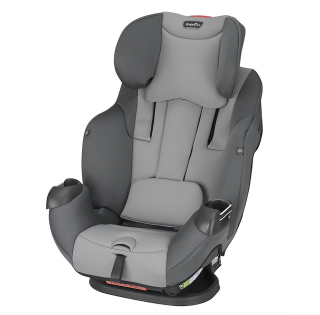 Автокресло Evenflo®Symphony Sport цвет - Gray Ash (группа от 2,2 до 49,8 кг) без изофикс 032884199662 - изображение 4