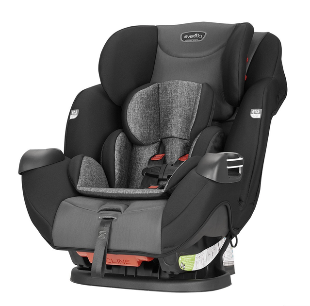 Автокресло Evenflo® Symphony Sport цвет - Charcoal Shadow (группа от 2,2 до 49,8 кг) без изофикс 032884199679 - изображение 5