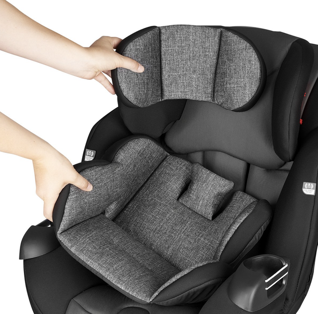 Автокресло Evenflo® Symphony Sport цвет - Charcoal Shadow (группа от 2,2 до 49,8 кг) без изофикс 032884199679 - изображение 6