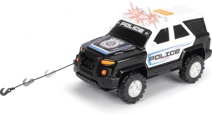 Jeep policyjny Dickie Toys SWAT z efektami świetlnymi i dźwiękowymi 18 cm (SBA203302015) - obraz 5