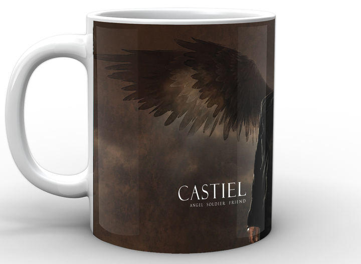 Кружка GeekLand белая Сверхъестественное Supernatural Castiel SN.02.005 - изображение 3