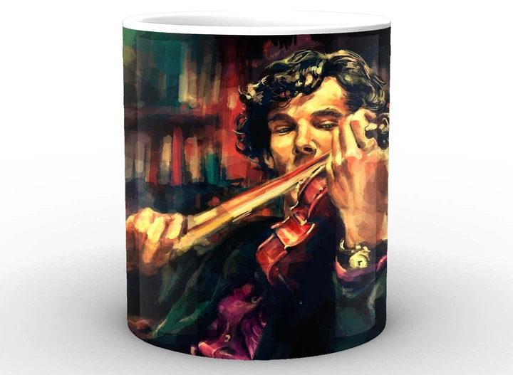 Кухоль Geek Land білий Шерлок Холмс Sherlock картина SH.002.10 ( 12257 ) - изображение 2