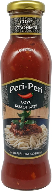 Упаковка соусов Peri Peri Болоньезе 310 г х 2 шт (4820172250555) - Фото 2 Упаковка соусов Peri Peri Болоньезе 310 г х 2 шт (4820172250555) - изображение 2