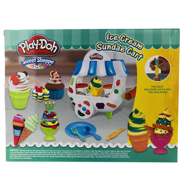 Play doh ice cream sundae sale cart