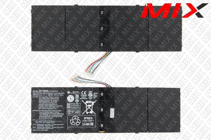 Батарея для ACER V5-552P V5-552PG V5-572 V5-572G V5-572P V5-572PG V5-573 V5-573G 15V 3560mAh 6923003 Original - Фото 2 Батарея для ACER V5-552P V5-552PG V5-572 V5-572G V5-572P V5-572PG V5-573 V5-573G 15V 3560mAh 6923003 Original - изображение 2