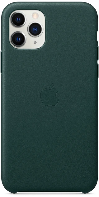 Панель Apple Leather Case для Apple iPhone 11 Pro Forest Green (MWYC2) - зображення 2