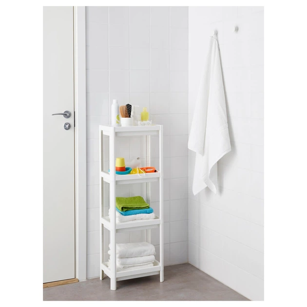 Стелаж IKEA VESKEN білий пластик 403.078.66 – купити онлайн на ROZETKA