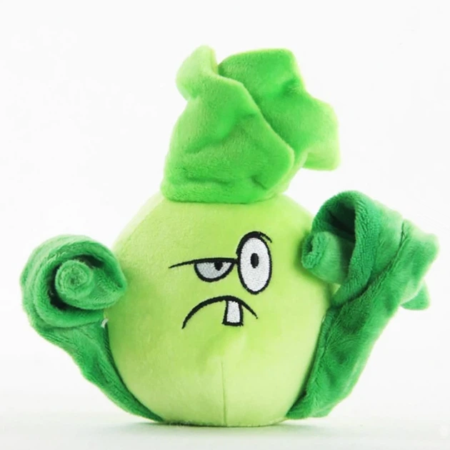 Мягкая игрушка плюшевая Plants vs Zombies Капуста 16 СМ (Растения против зомби) - Фото 1 Мягкая игрушка плюшевая Plants vs Zombies Капуста 16 СМ (Растения против зомби) - изображение 1