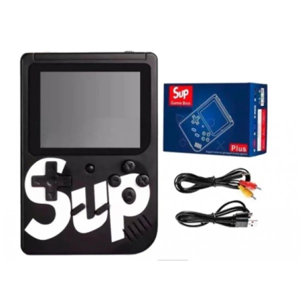 Портативна приставка Retro FC Game Box Sup dendy 400in1 Black (D-2019090338) - Фото 2 Портативна приставка Retro FC Game Box Sup dendy 400in1 Black (D-2019090338) - зображення 2