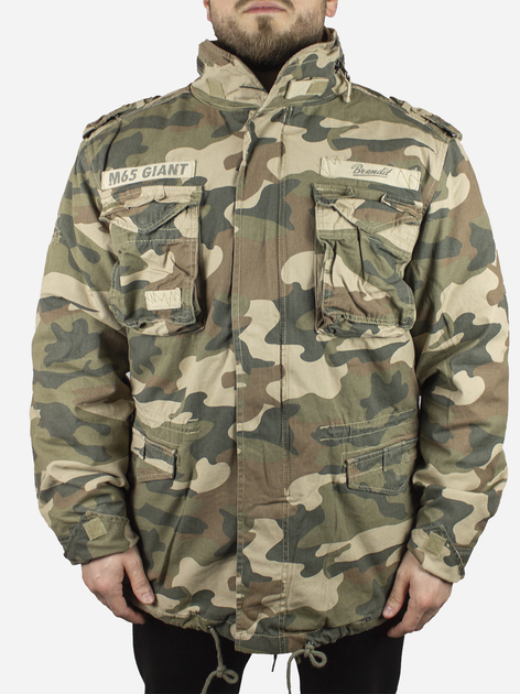 Тактическая куртка Brandit M-65 Giant 3101.107 XL Камуфляжная (4051773057667) - изображение 1