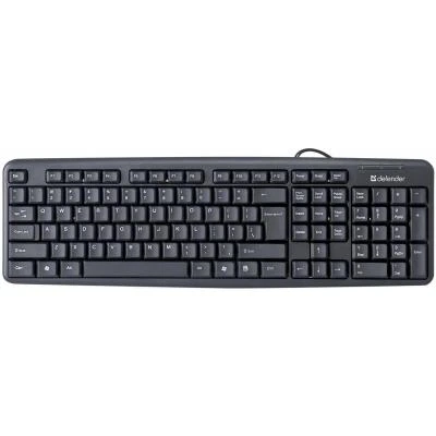 Клавиатура Defender Element HB-520 USB UKR Black (45529) - Фото 1 Клавиатура Defender Element HB-520 USB UKR Black (45529) - изображение 1
