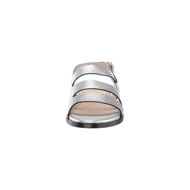 Cole Haan Anela Grand Sandal Silver Metallic Tumbled