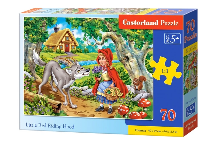 Пазлы Castorland Красная шапочка на 70 элементов - изображение 2