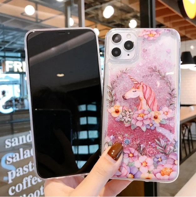 Чехол жидкий блеск с рисунком "Мультяшный Единорог" дляSamsung Galaxy A32 (A325F) - Фото 5 Чехол жидкий блеск с рисунком "Мультяшный Единорог" дляSamsung Galaxy A32 (A325F) - изображение 5