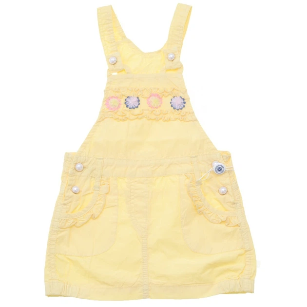 Сарафан для девочки Sani Kids 6134 74 см Жёлтый - Фото 1 Сарафан для девочки Sani Kids 6134 74 см Жёлтый - изображение 1