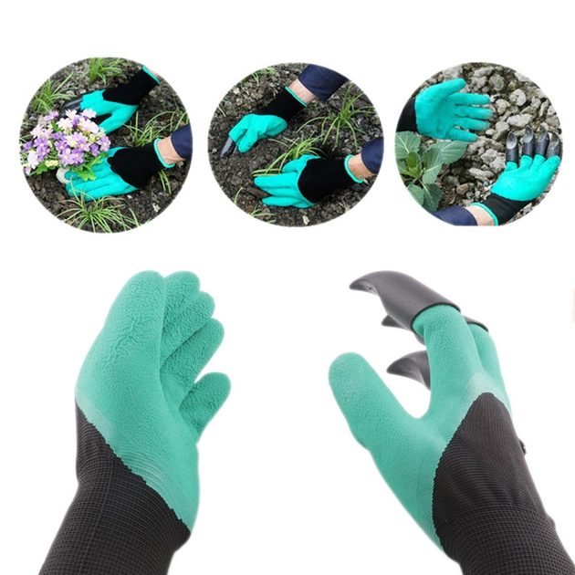 Садові рукавички з кігтями Garden Genie Gloves - зображення 2