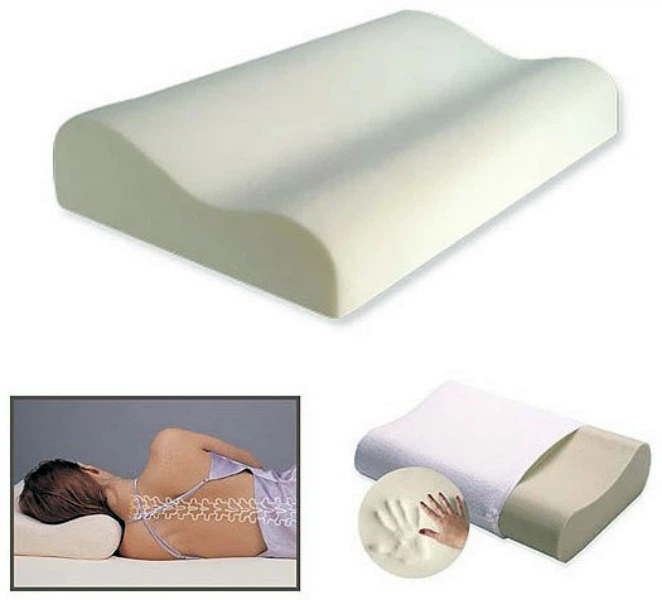 Подушка Memory Foam ортопедическая с эффектом памяти 50х29см Белая (MF-50-W) - изображение 2
