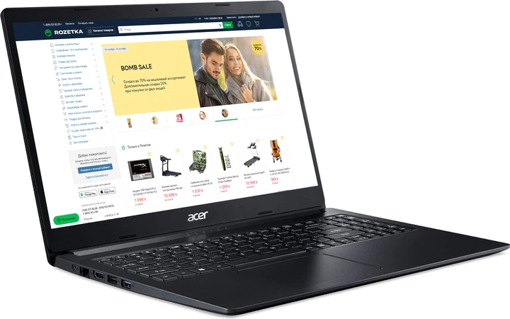 Ноутбук Acer Aspire 3 A315-34 (NX.HE3EU.02B) Black – фото, отзывы