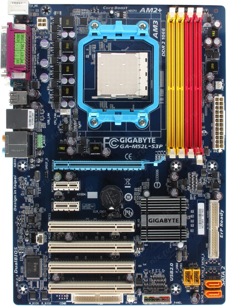 Gigabyte ga m52l s3p обновить биос