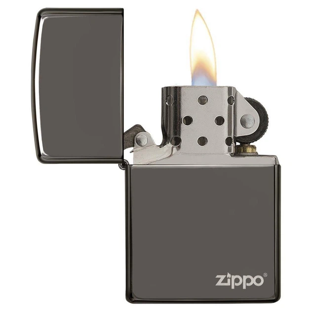 Зажигалка Zippo 150ZL Zippo Logo черная - изображение 2