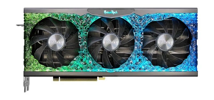 Видеокарта GF RTX 3080 10GB GDDR6X GameRock Palit (NED3080U19IA-1020G) - Фото 2 Видеокарта GF RTX 3080 10GB GDDR6X GameRock Palit (NED3080U19IA-1020G) - изображение 2