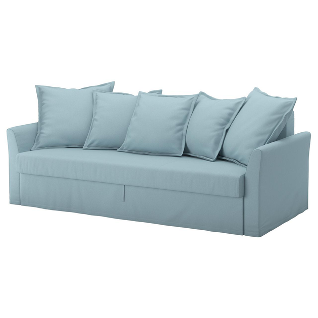 Диван IKEA (ИКЕА) HOLMSUND 3-местный раскладной Orrsta голубой (892.407 ...