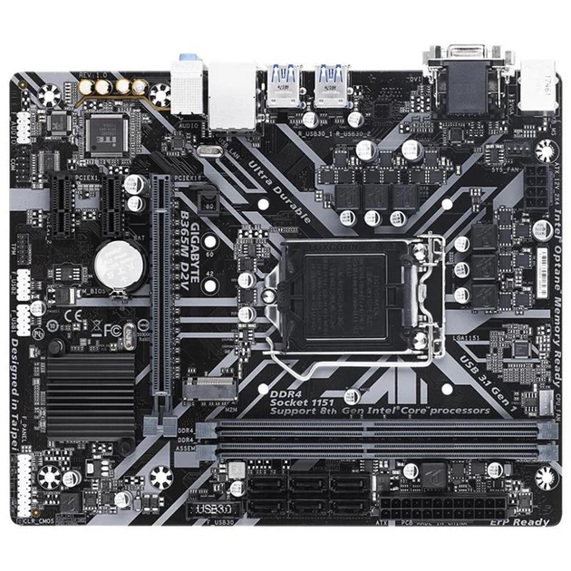 Материнская плата Gigabyte B365M D2V Socket 1151 - изображение 2