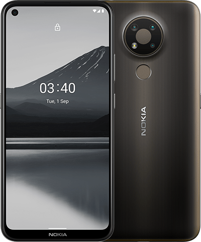 Мобільний телефон Nokia 3.4 3/64 GB Charcoal - Фото 1 Мобільний телефон Nokia 3.4 3/64 GB Charcoal - зображення 1