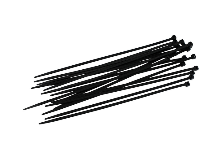 Хомут пластиковый Intertool TC-7636 7,6 х 350 мм, черный 100 шт. – фото ...