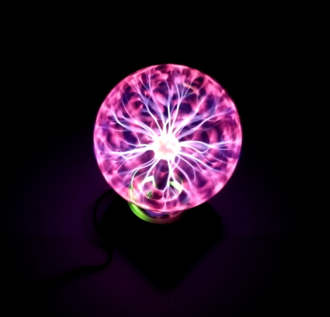 Плазменный шар UKC Молния Plasma ball светильник диаметр 12 см - изображение 3