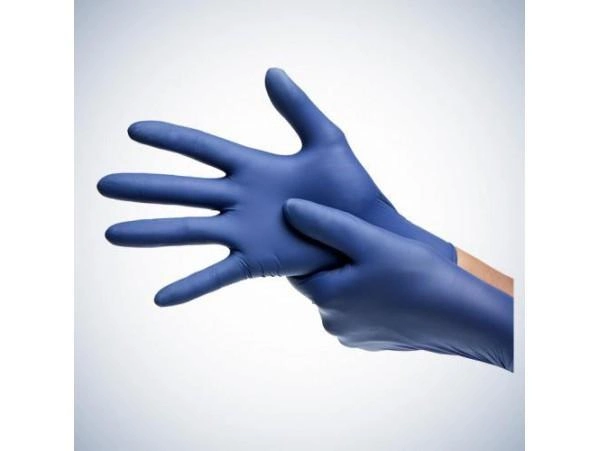 Перчатки нитриловые PROTECT Ampri 100 шт синие - изображение 2