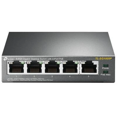 Коммутатор сетевой TP-Link TL-SG1005P - Фото 1 Коммутатор сетевой TP-Link TL-SG1005P - изображение 1