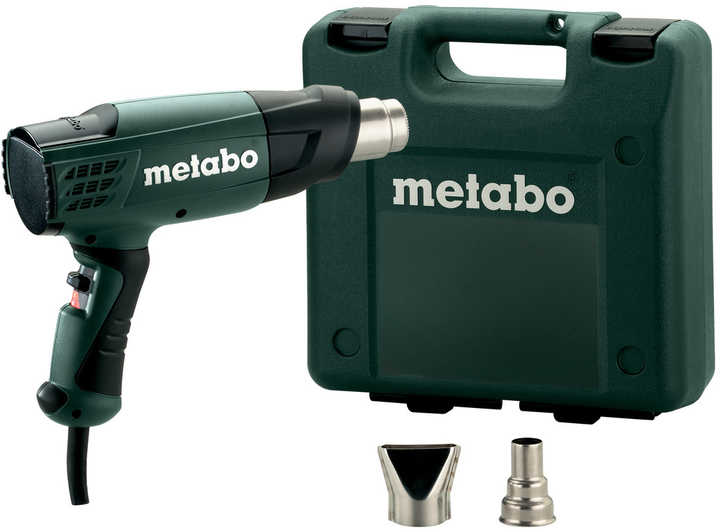 Строительный фен Metabo H 16-500 Пластиковый кофр (601650500) – фото ...