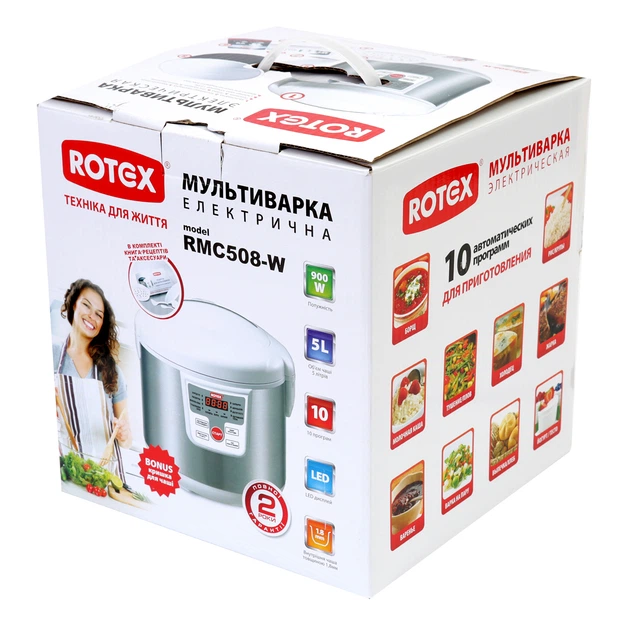 Мультиварка Rotex RMC508-W - Фото 5 Мультиварка Rotex RMC508-W - зображення 5