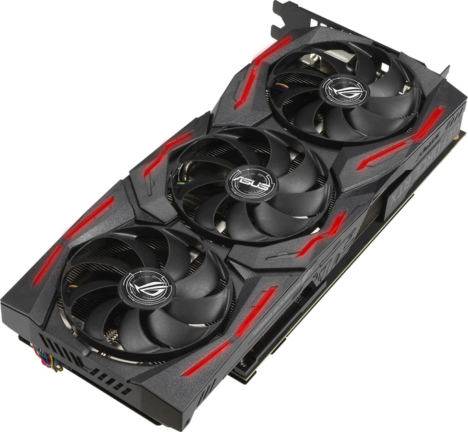 Видеокарта Asus PCI-Ex GeForce RTX 2060 Super ROG Strix 8G Gaming EVO 8GB GDDR6 (256bit) (1470/14000) (2 x DisplayPort, 2 x HDMI, 1 x USB Type-C) (ROG-STRIX-RTX2060S-8G-EVO-GAMING) - изображение 3