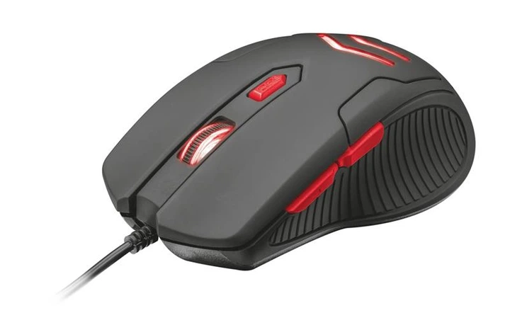 Миша Trust Ziva (21963) Black USB + килимок - зображення 4