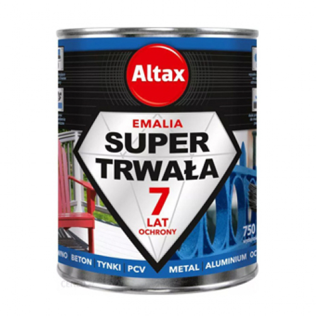 Супер стійка емаль Altax Super Trwala Emalia універсальна для зовнішніх робіт червона - зображення 1