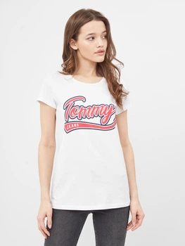 Футболка бавовняна жіноча Tommy Hilfiger 9744.2 M Біла