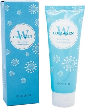 Пенка для умывания Enough W Collagen Pure Shining Foam Cleansing с коллагеном 100 мл (8809474494801)